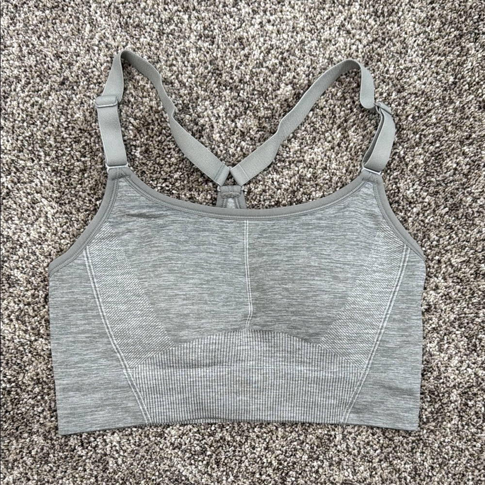 All In Motion Grey Sports Bra ~ Women's Size Medium
